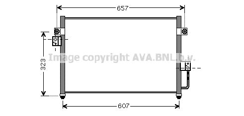 AVA QUALITY COOLING Конденсатор, кондиционер HY5134